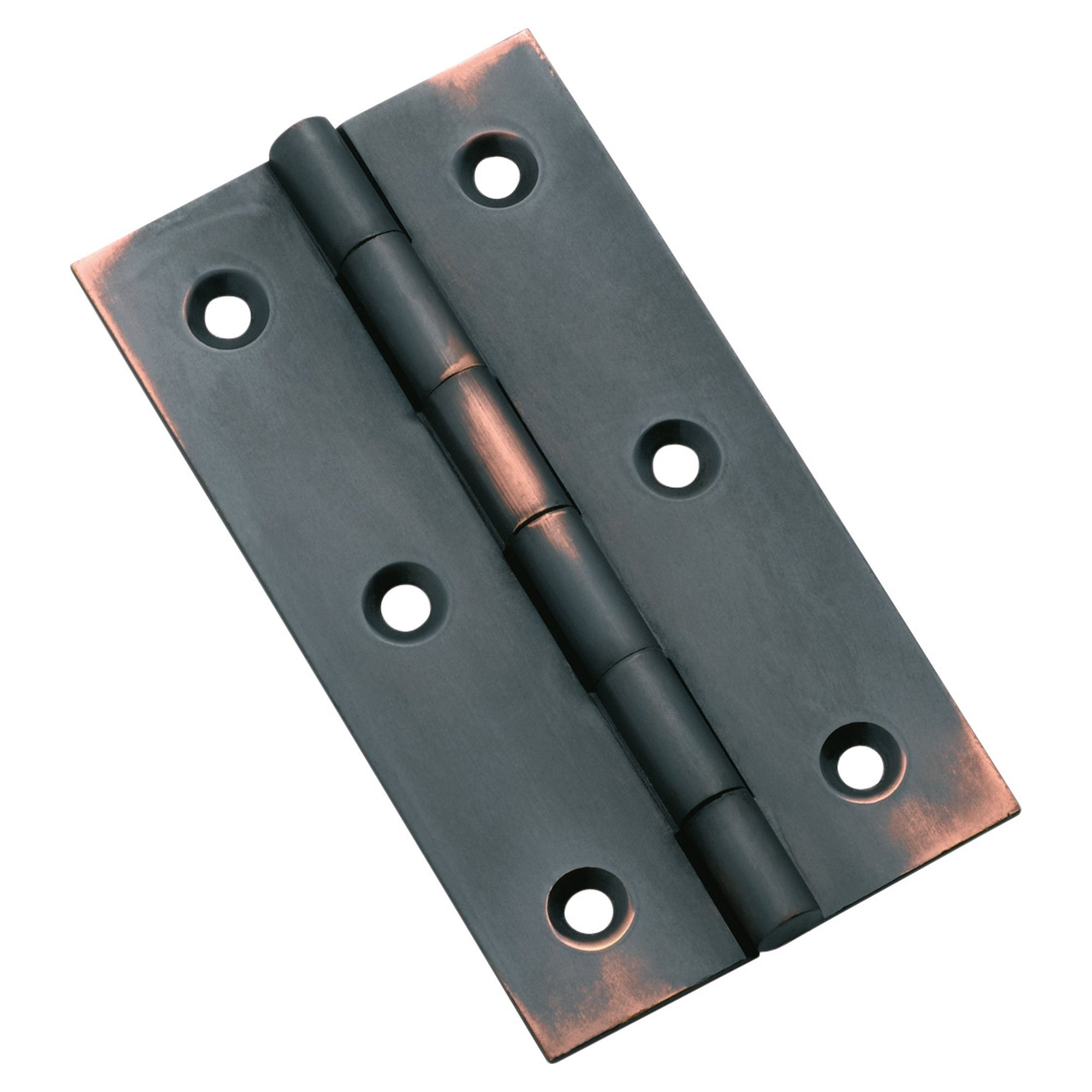 7.6x4.1cm Fixed Pin Cabinet Hinge, Antique Copper
