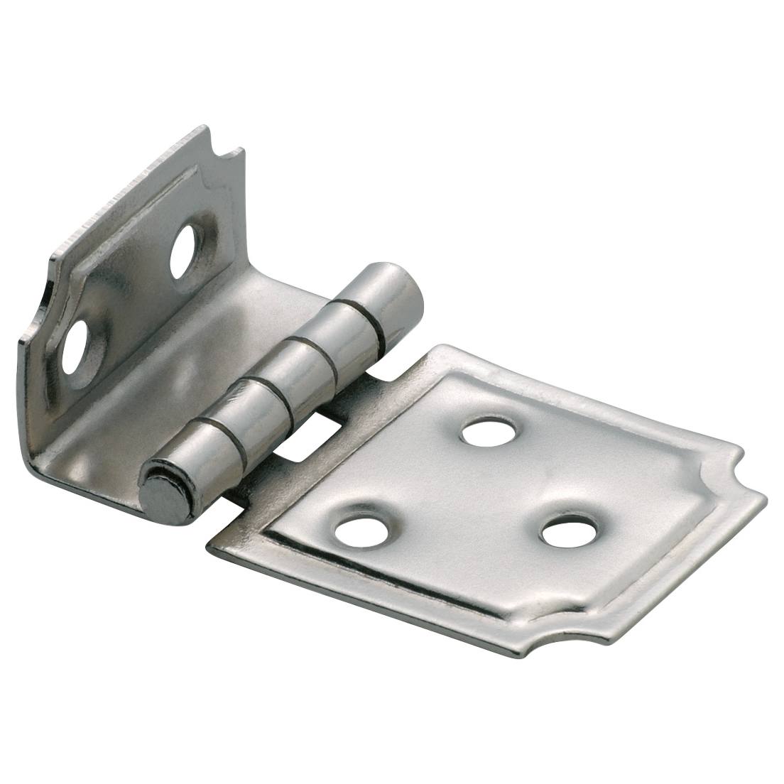 1cm Offset Cabinet Hinge, Nickel