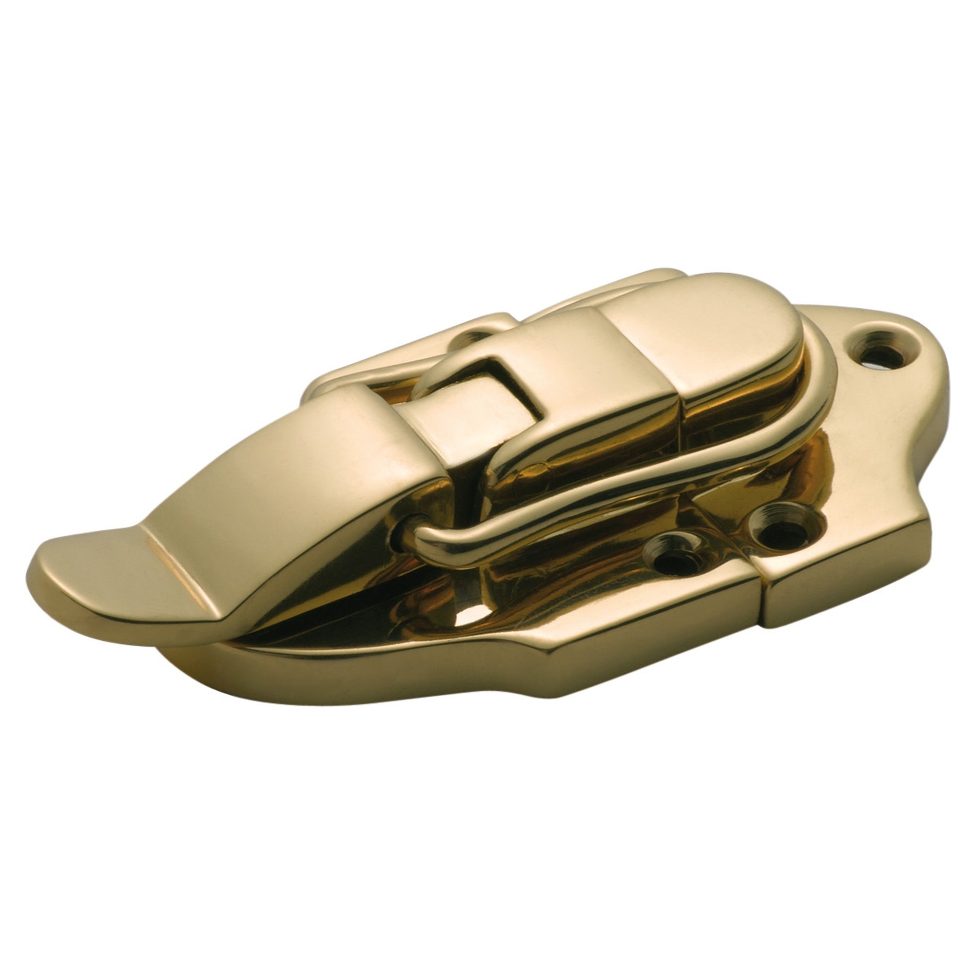 Suitcase Latch, Polished Brass