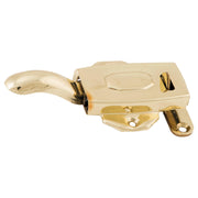 Kitchen Cabinet Latch (Left Hand), Polished Brass