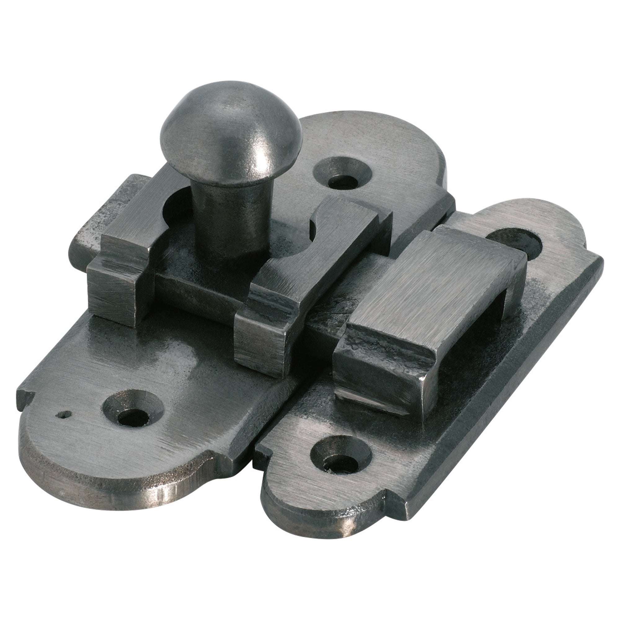 Cupboard Slide Bolt Latch, Polished Metal
