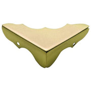 Small Box Corner Cap, Polished Brass