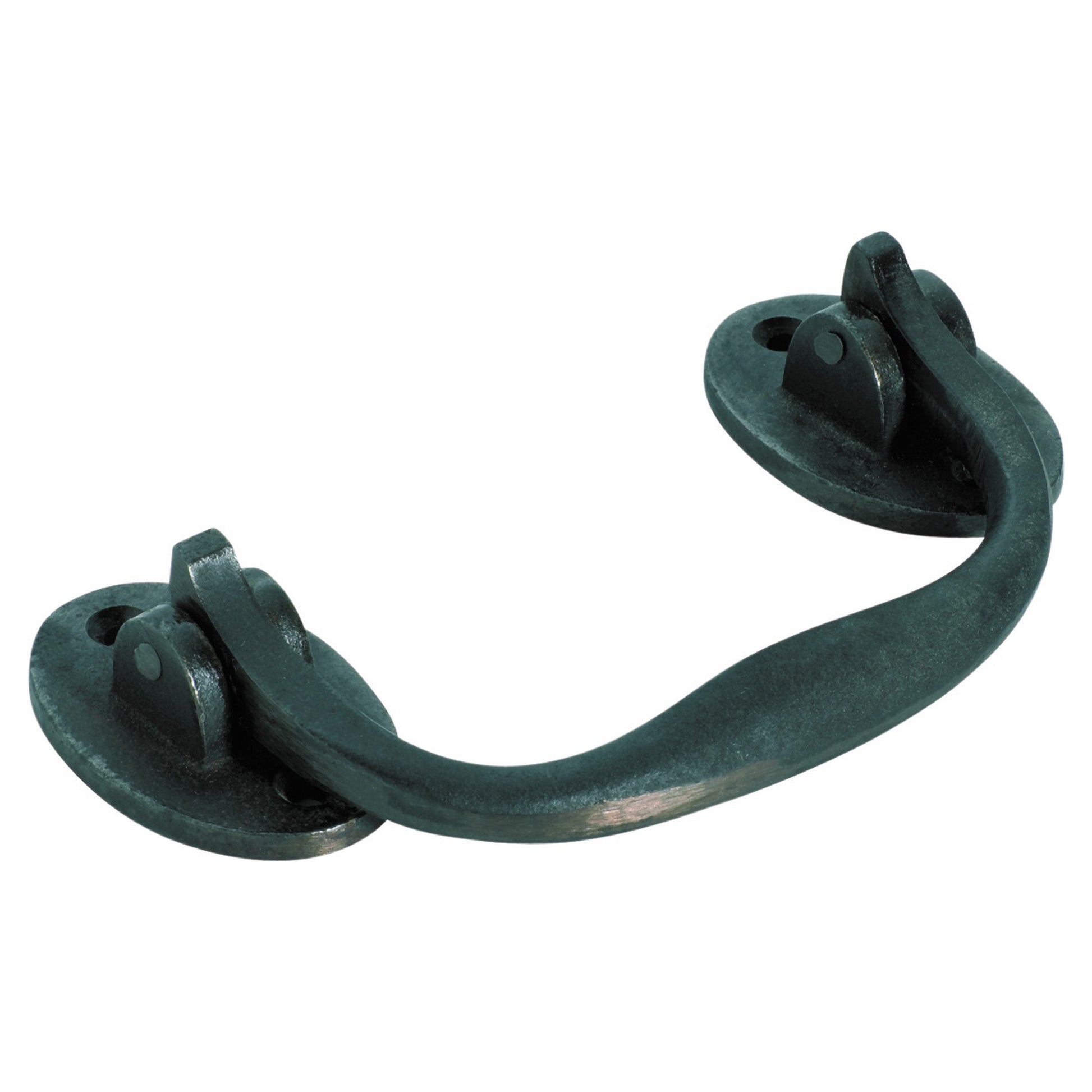 12cm Plain Trunk Handle, Antique Finish