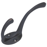 11cm Plain Hat & Coat Hook, Antique Copper