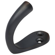 Plain Single Robe Hook, Antique Copper