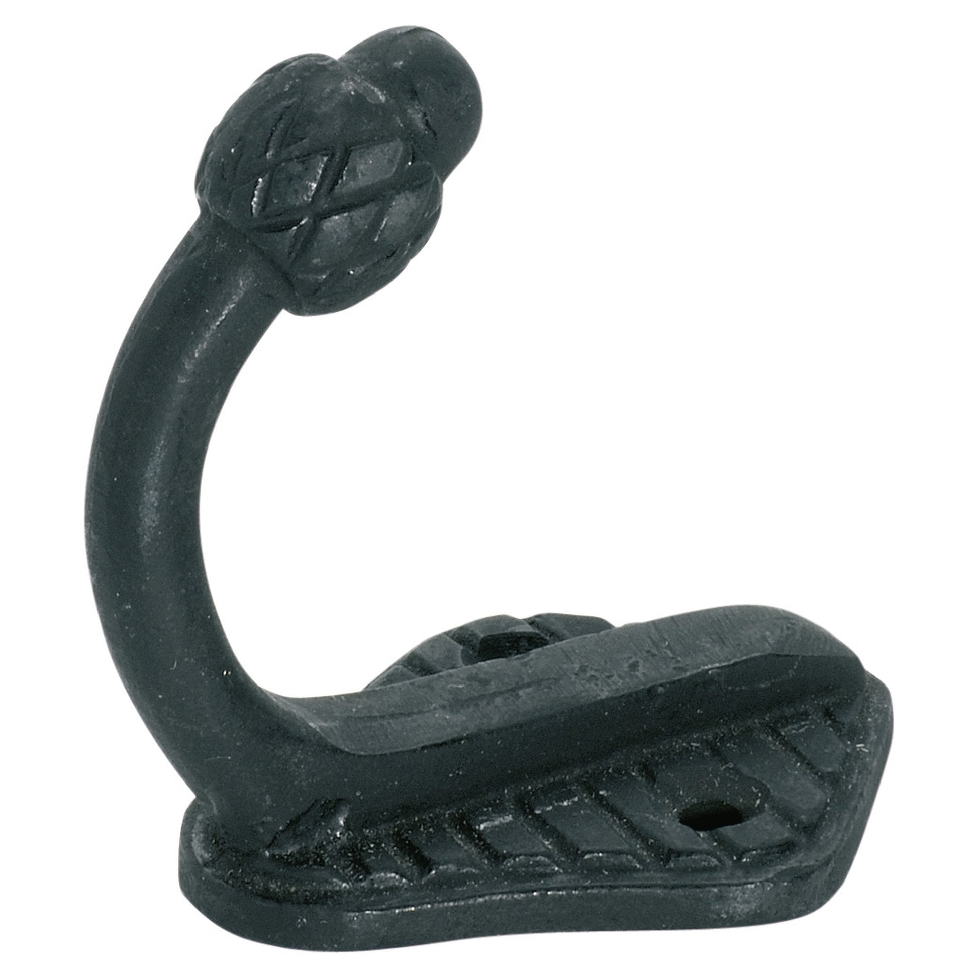 Single Acorn Robe Hook, Antique Finish