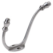 Decorative Hat & Coat Hook, Polished Metal