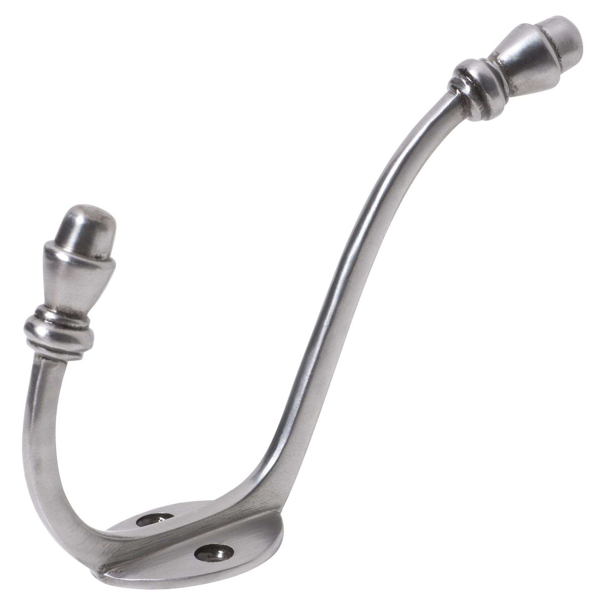 Decorative Hat & Coat Hook, Polished Metal