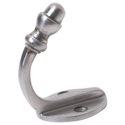 Decorative Single Robe Hook, Polished Metal