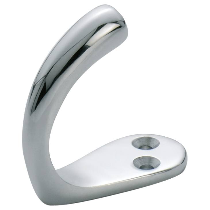 Plain Single Robe Hook, Chrome