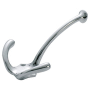 Triple Hat & Coat Hook, Chrome