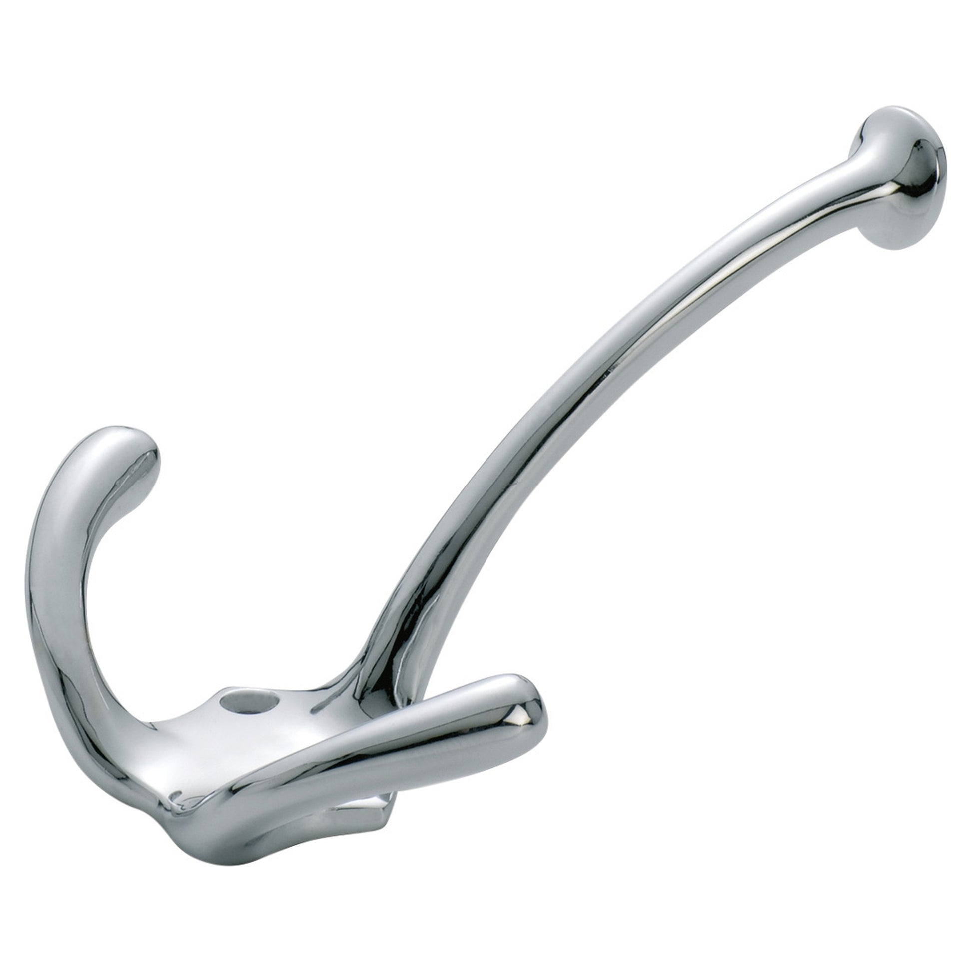 Triple Hat & Coat Hook, Chrome