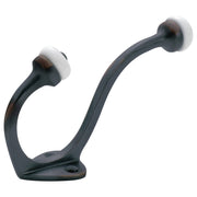 Porcelain Tip Hat & Coat Hook, Atq Copper/White