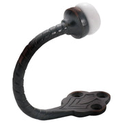 Rope Single Robe Hook w/Porcelain Tip, Atq Copper