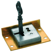 5.1x3.8cm Drawer/Till Lock, Brass