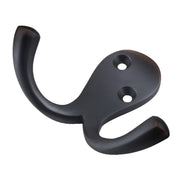 Plain Double Robe Hook, Antique Copper