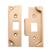 Face Plate & Striker Kit Standard SB, Satin Brass