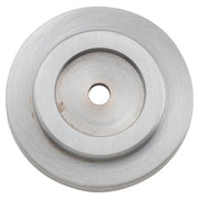 25mm Cupboard Knob Backplate, Sat Chrome, Satin Chrome
