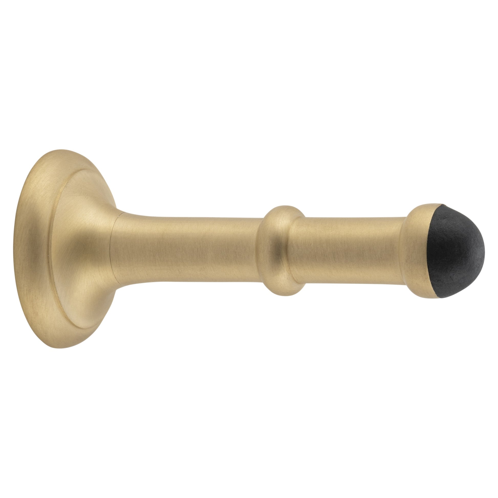 Door Stop Concealed Fix Large Satin Brass