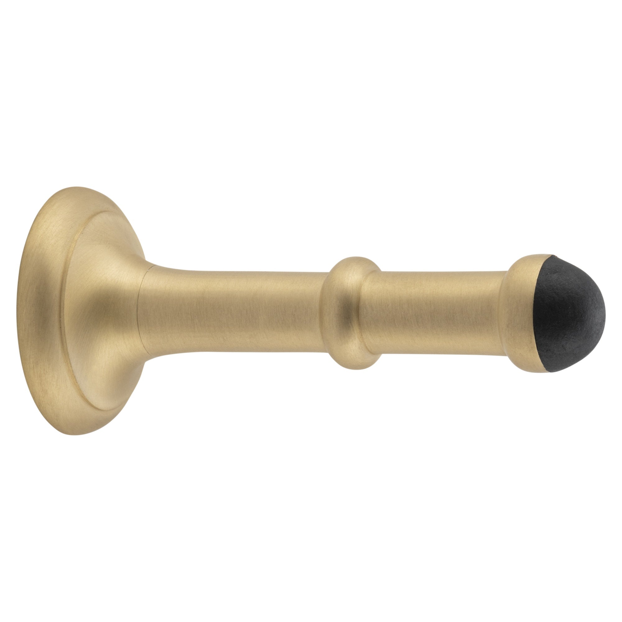 Door Stop Concealed Fix Large Satin Brass