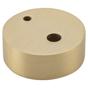 Door Stop Spacer Oval Satin Brass H15xD40mm