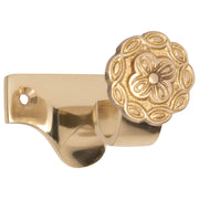 Centre Curtain Bracket to Suit 1.9cm Rod, P.Brass