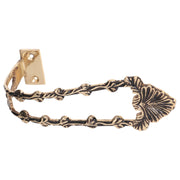 17.5cm Fancy Curtain Sweep, Polished Brass