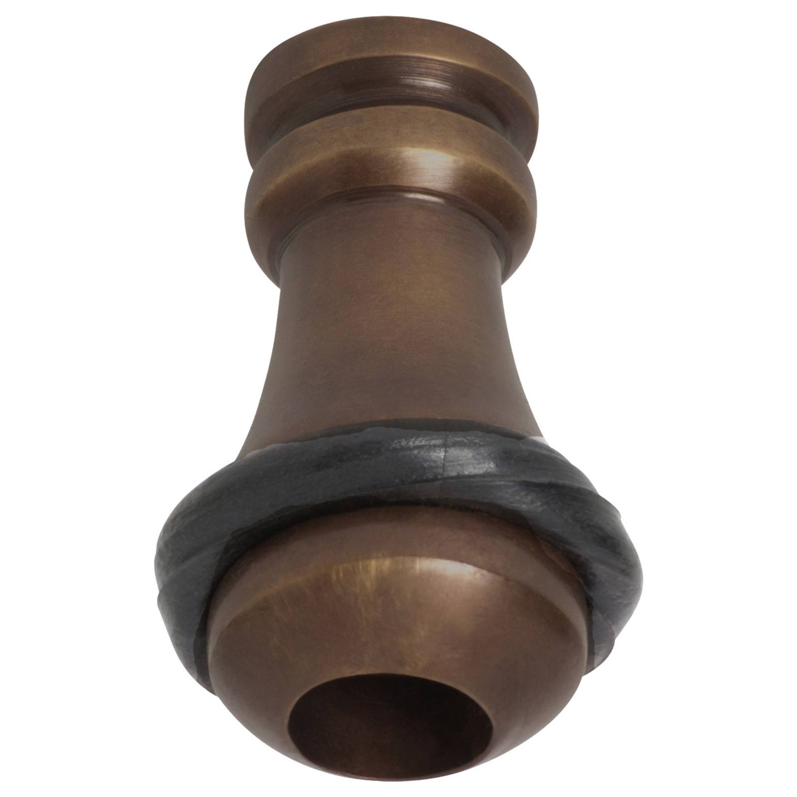 Small Cord Weight for Ceiling Switch, Antique Bras