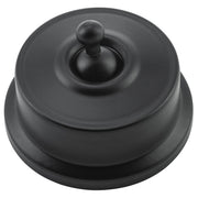 Federation Toggle Switch, Matt Black