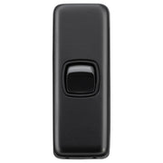 Clip On Switch 1 Gang 30x82, Black