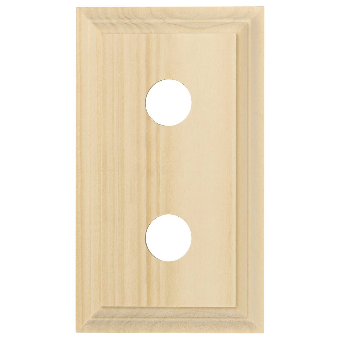 2 Gang Classic Switch Block, Raw