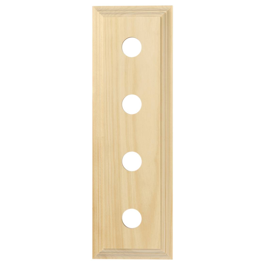 4 Gang Classic Switch Block, Raw