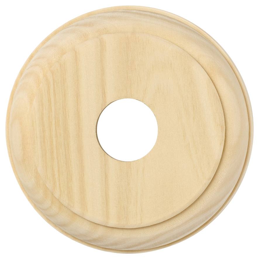 1 Gang Traditional Rounds Switch Block, Raw