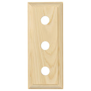 3 Gang Traditional Switch Block, Raw