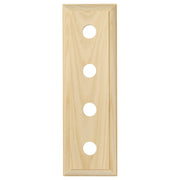 4 Gang Traditional Switch Block, Raw