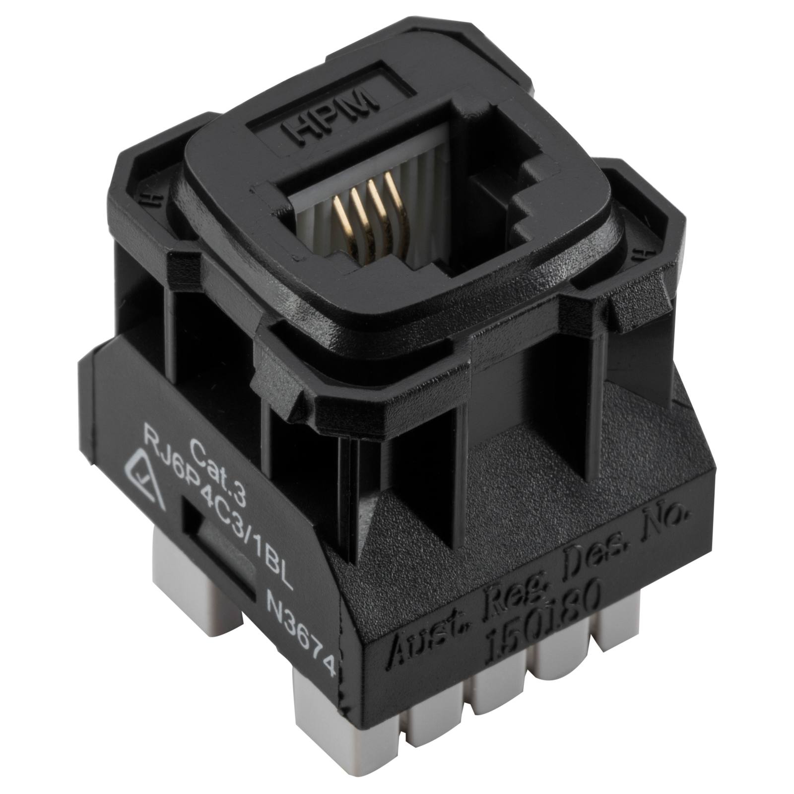 Telephone Socket, Black