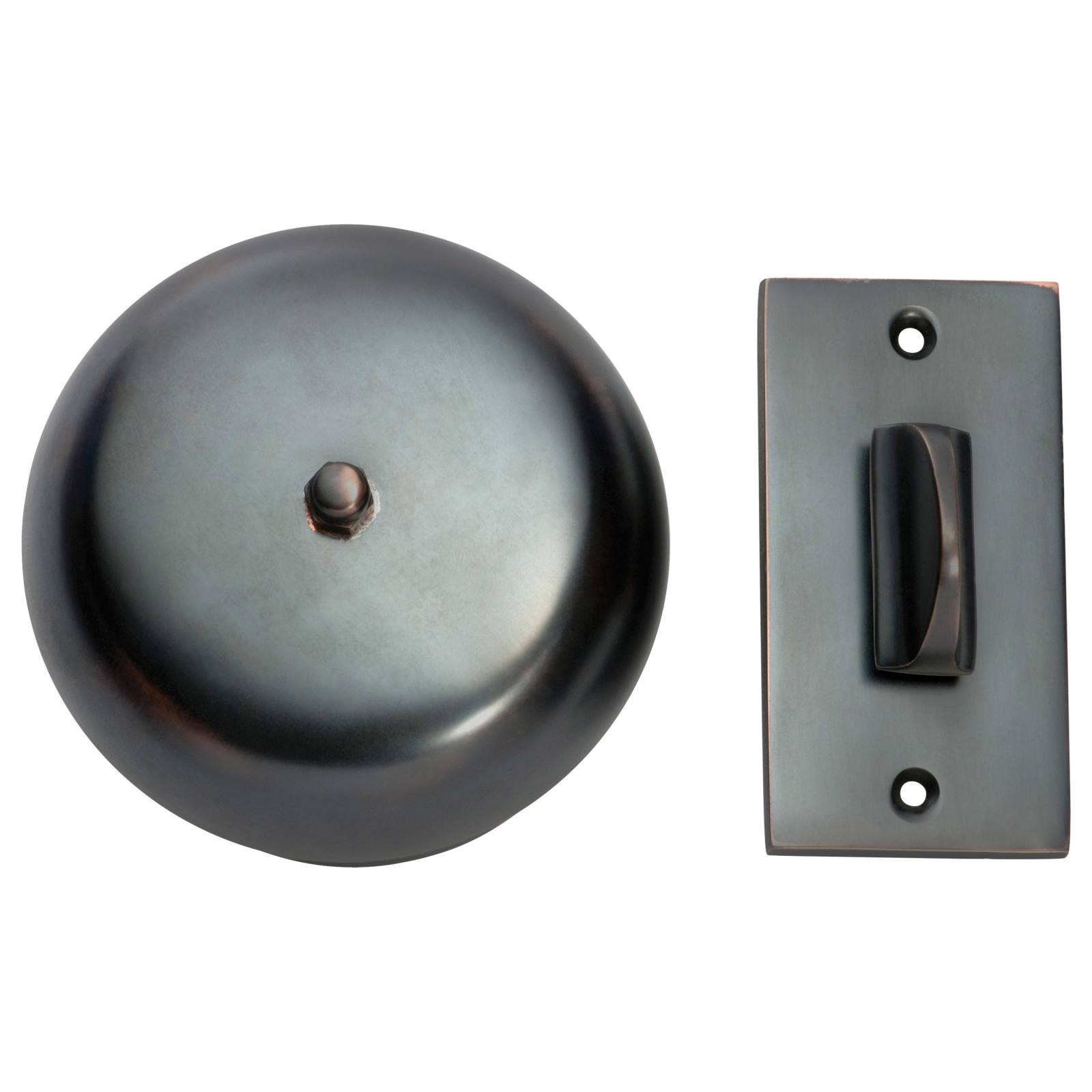Plain Mechanical Turn Bell Set, Antique Copper