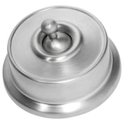Federation Toggle Switch, Satin Chrome