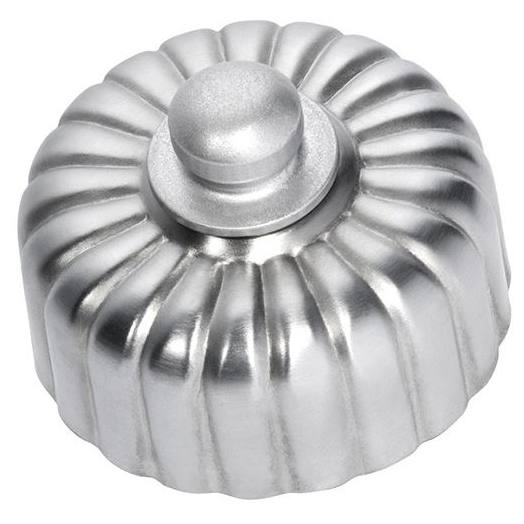 Fluted Dimmer LED 250T, Satin Chrome