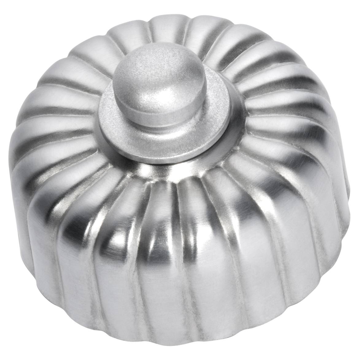 Fluted Dimmer, Satin Chrome