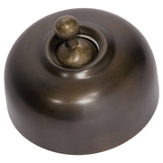 Traditional Toggle Switch, Antique Brass