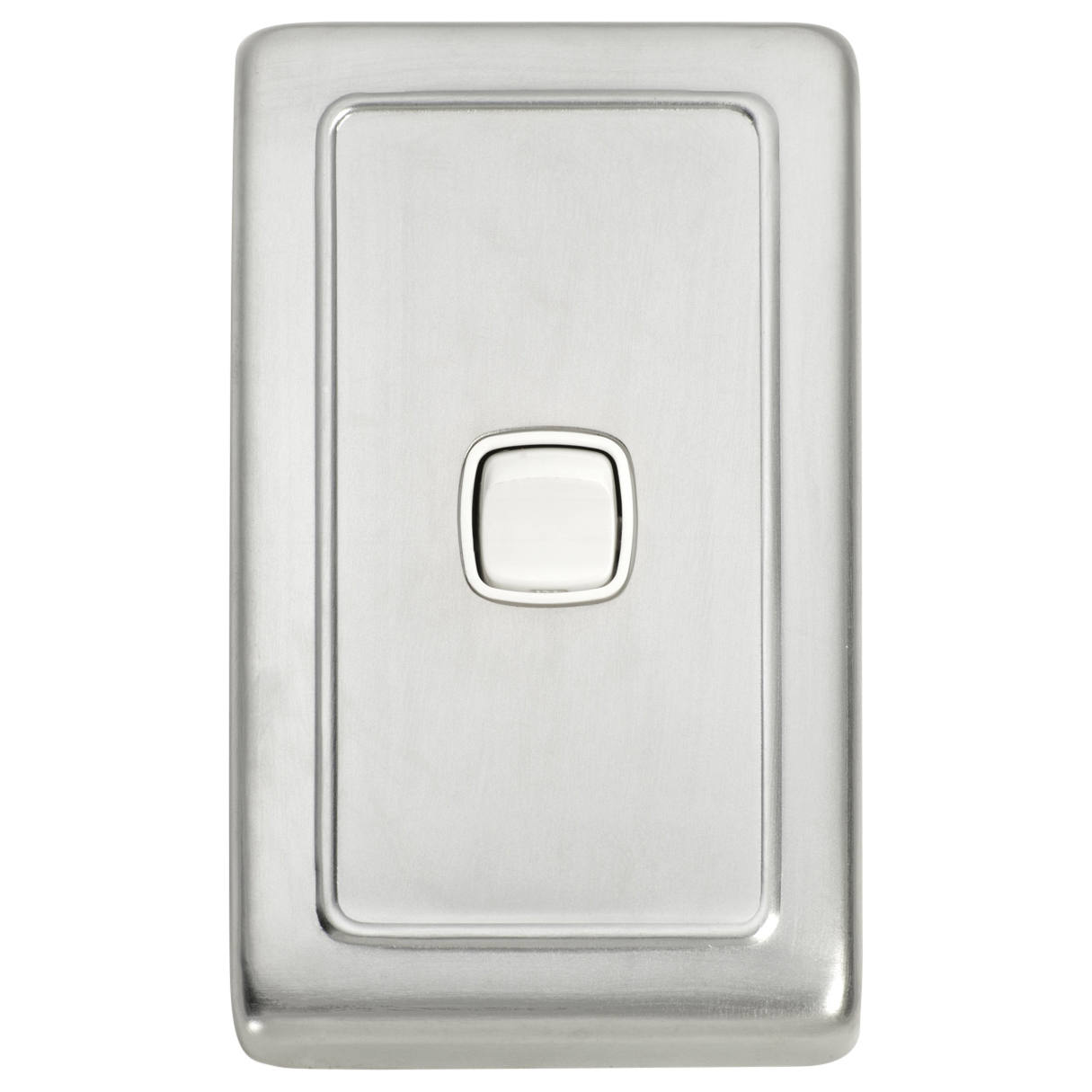 Cover Only for Flat 1 Gang Switch (5872), SC, Satin Chrome