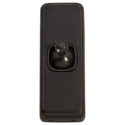 Small Clip On 1 Gang Toggle Switch, Antique Copper