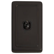 Clip On 1 Gang Toggle Switch, Antique Copper Brown