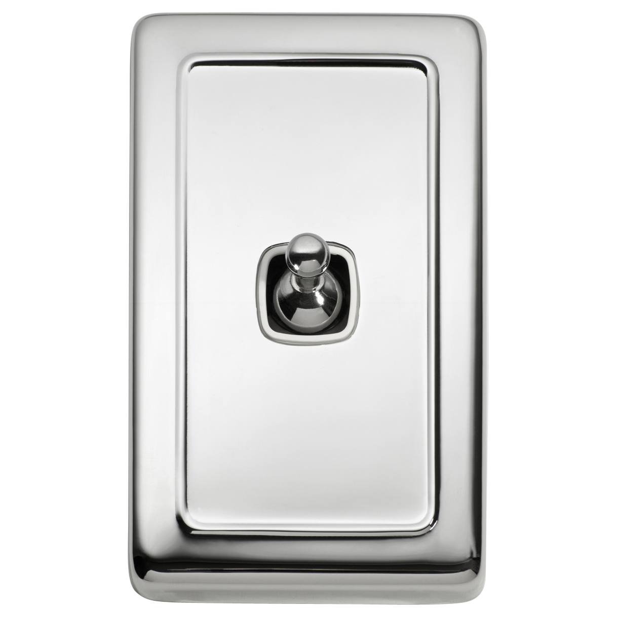 Single Toggle Wall Switch, Chrome