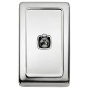 Single Toggle Wall Switch, Chrome