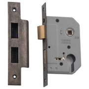 New 5 Euro Lever Lock (46mm Backset), Rmbld Nickel