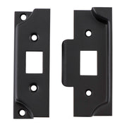 Face Plate/ Striker Plate ONLY Component Tube Latch, Matt Black