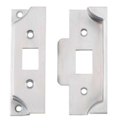 Face plate and Striker plate for Tube Latch RN, Chrome