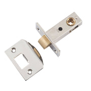 Tradco Split Cam Tube Latch 45mm Backset, Polished Nickel
